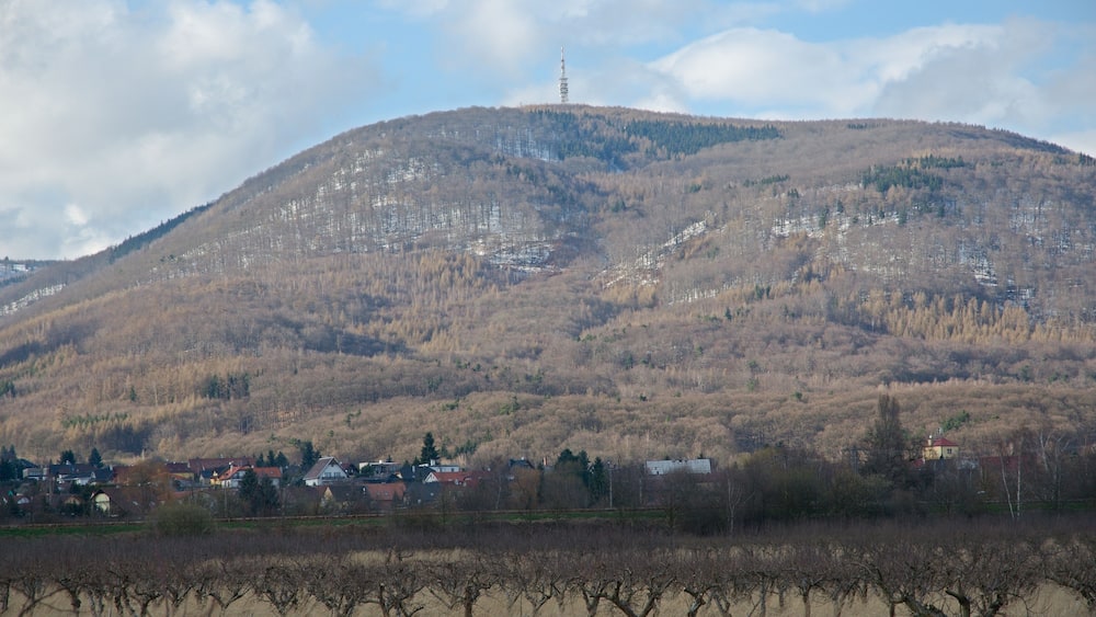 Hill Jedlova in the Krusne mountains, Czech republic