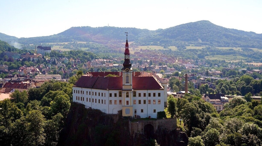 Viewing the beautiful Decin Castle in my dad's home town of Decin, Czech Republic. I simply love the countryside surrounding this little town near the German boarder!