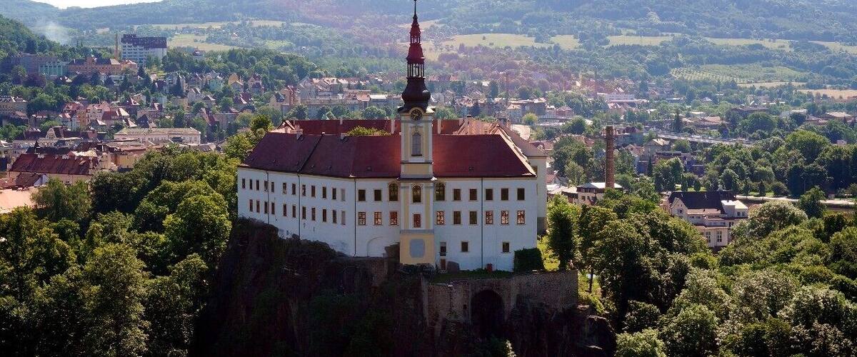 Viewing the beautiful Decin Castle in my dad's home town of Decin, Czech Republic. I simply love the countryside surrounding this little town near the German boarder!