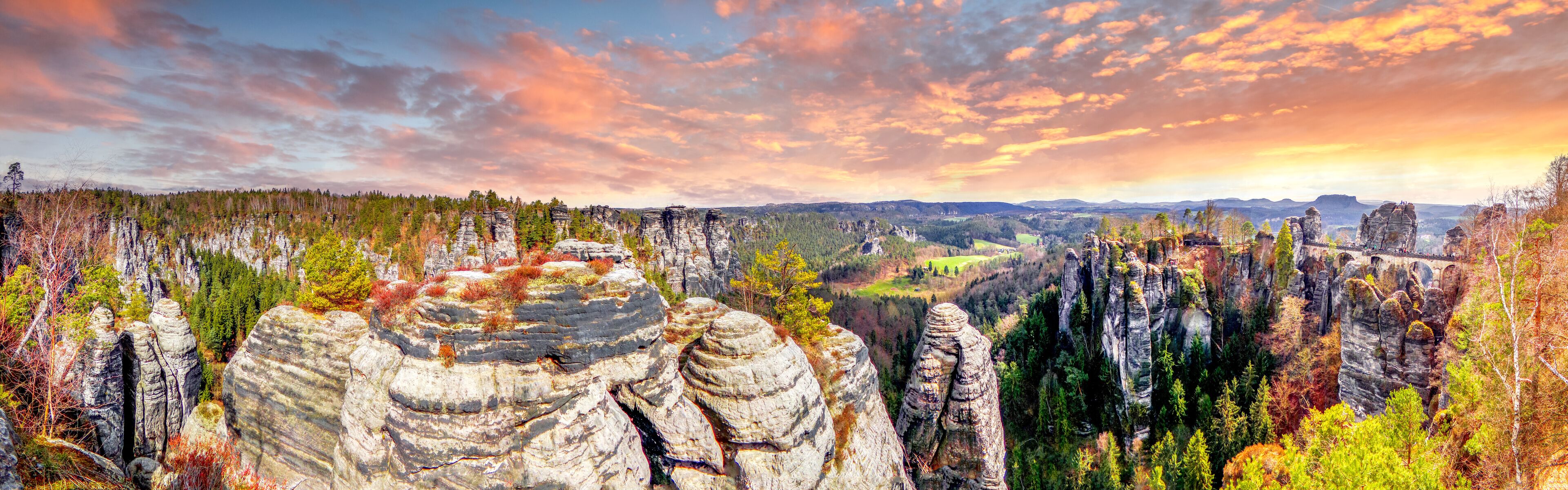 Elbsandsteingebirge, Sächsische Schweiz, Deutschland 