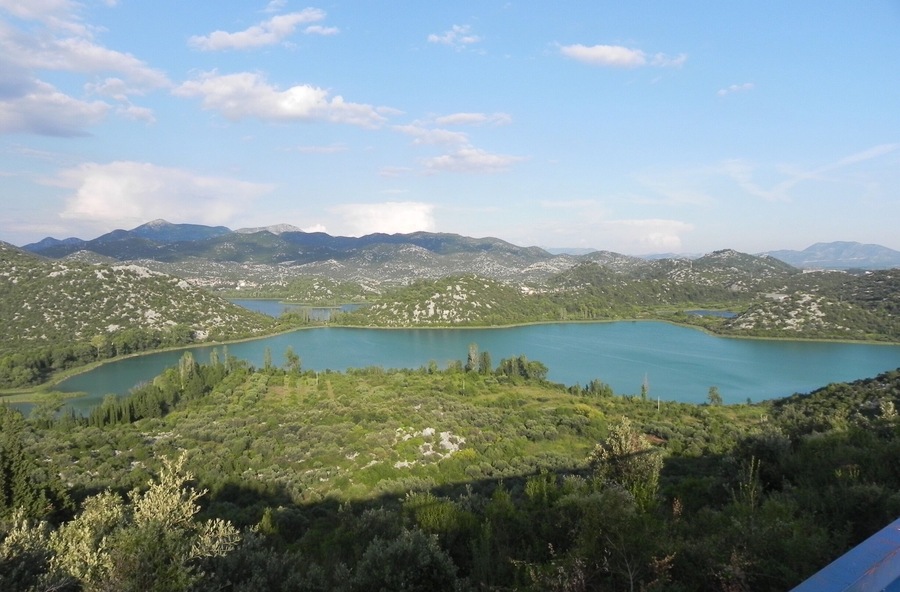 Perfect view. On the road to Dubrovnik.