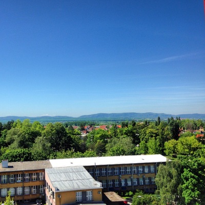 For some reason this picture was accidentally deleted. This is the school where I taught at for 3 days in Sisak, Croatia. The kids took
us on an observation deck to see this amazing view of their school and the surrounding area. So very beautiful.