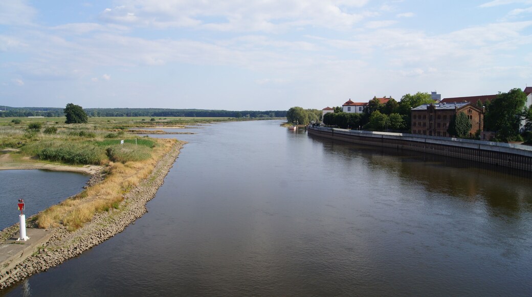 Oder River in Frankfurt (Oder) and Słubice