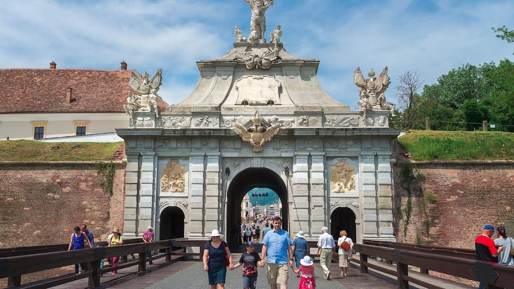 The gateway of the Alba Carolina the largest citadel in Romania, Alba Iulia.
http://www.alwayswanderlust.com/alba-iulia-alba-fest-alba-carolina/