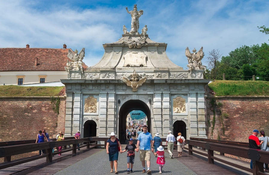 The gateway of the Alba Carolina the largest citadel in Romania, Alba Iulia.
http://www.alwayswanderlust.com/alba-iulia-alba-fest-alba-carolina/