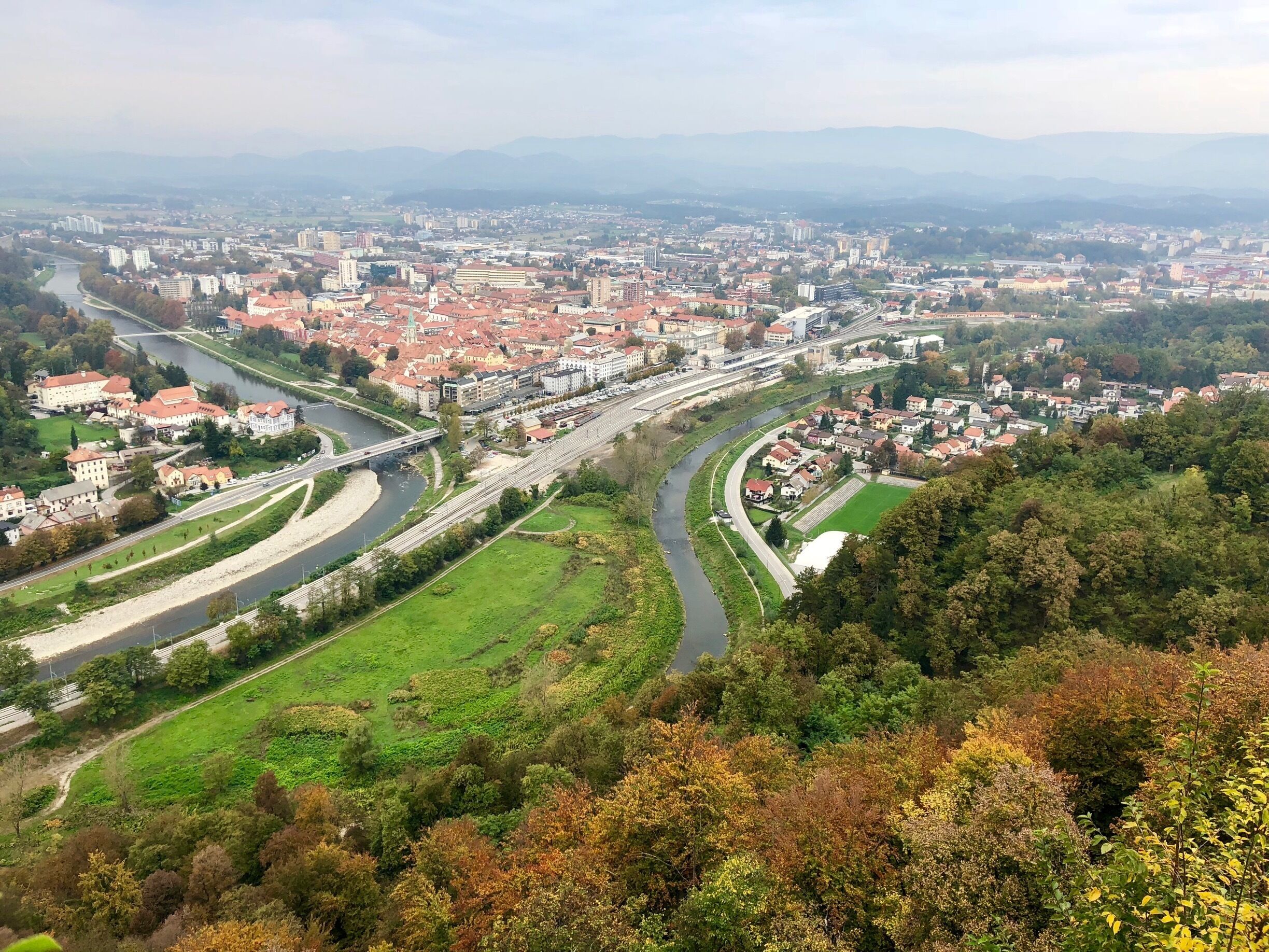 Views from the old castle