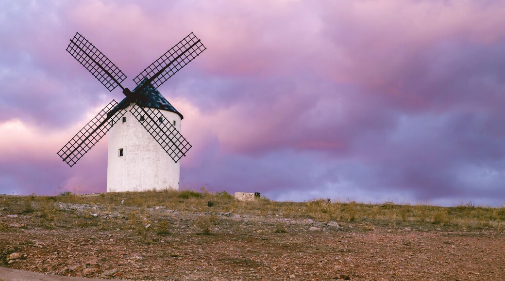 Old windmill in Alcazar de San Juan, Spain