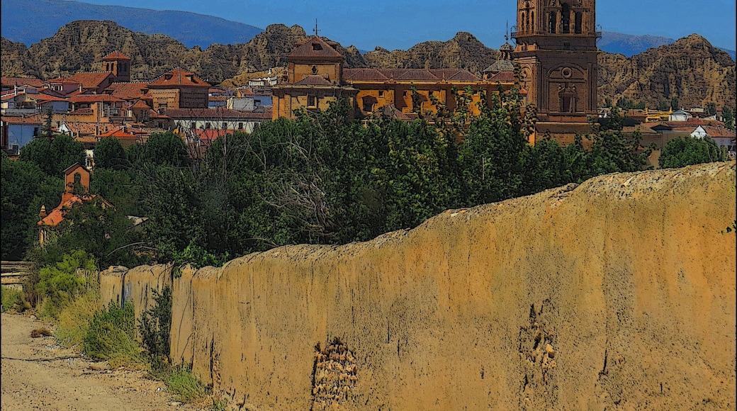 View of Guadix and Church