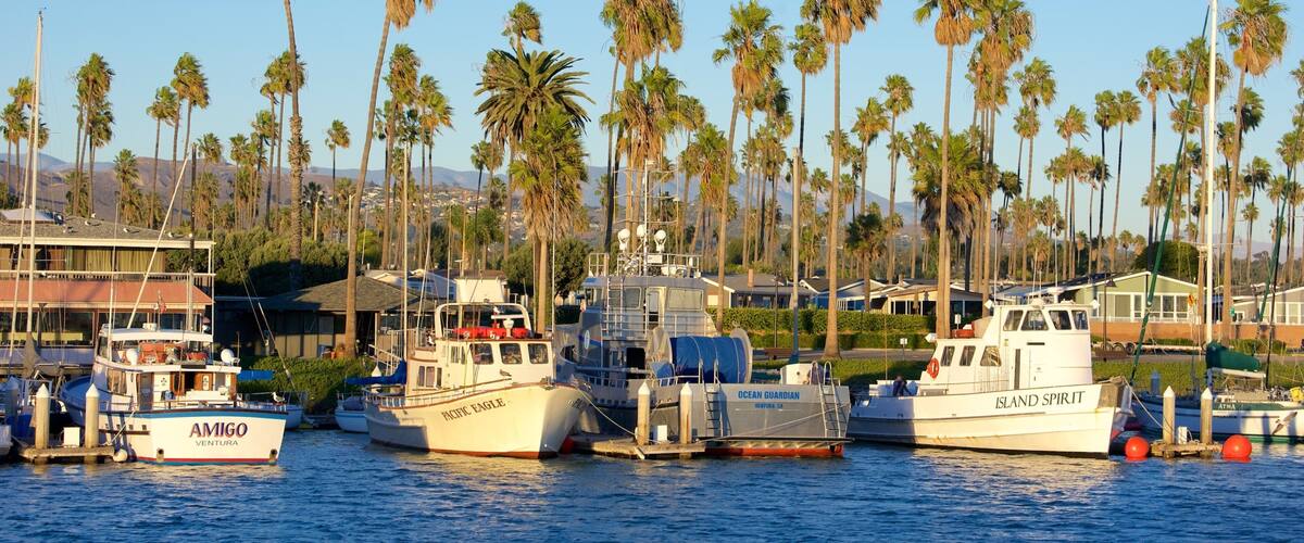 Ventura - Oxnard which includes a bay or harbor