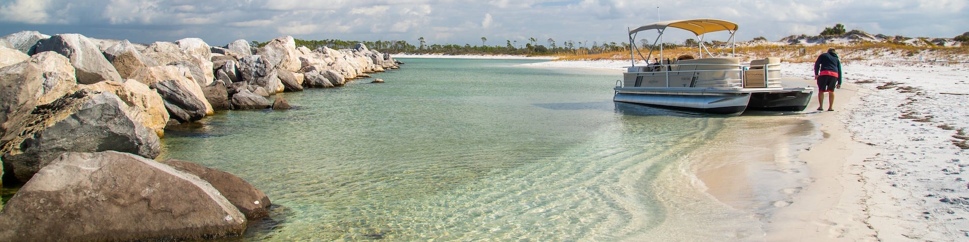 Florida Panhandle featuring general coastal views and a beach