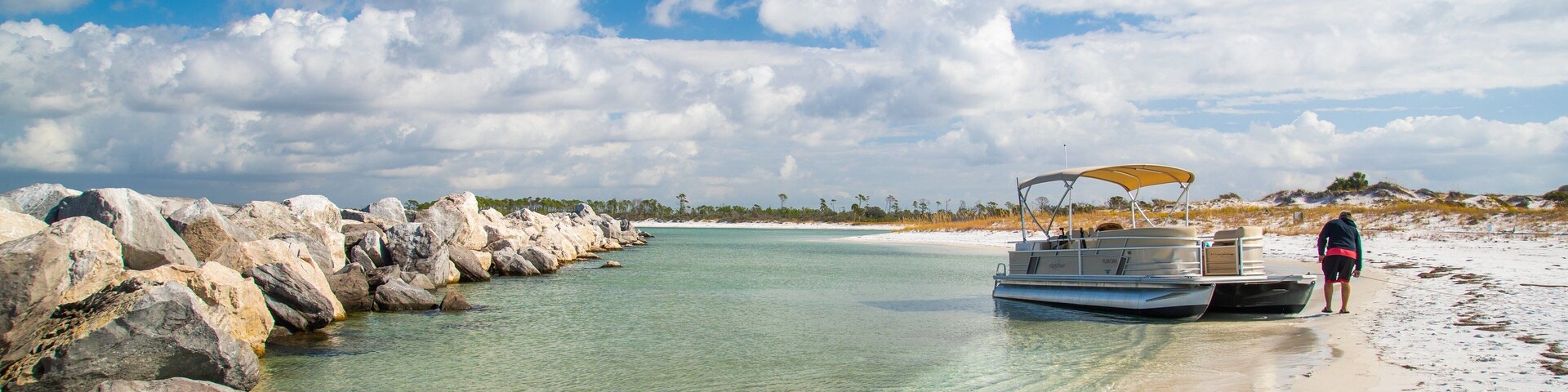 Florida Panhandle featuring general coastal views and a beach