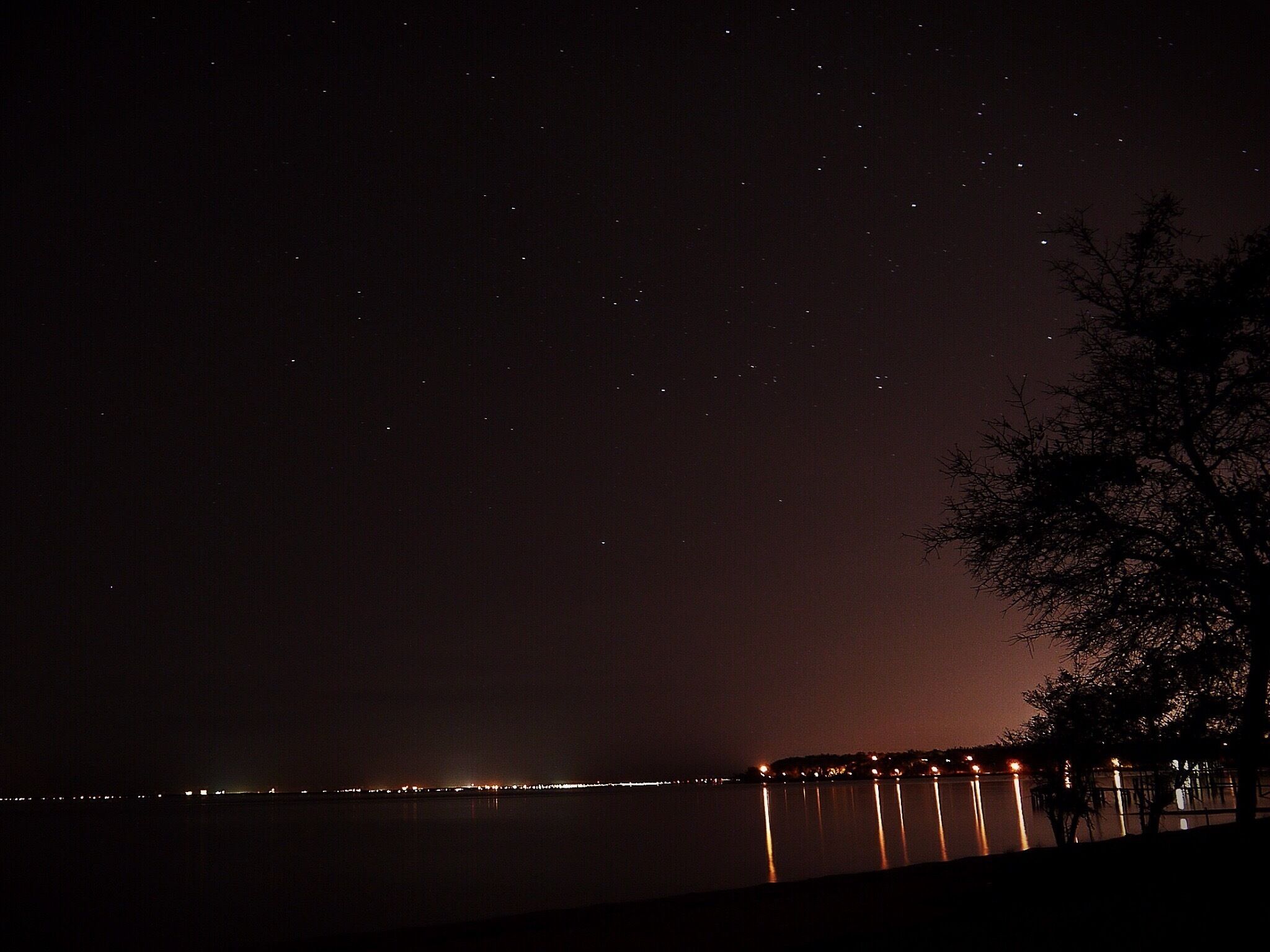 Starry Night over Pensacola Bay. 