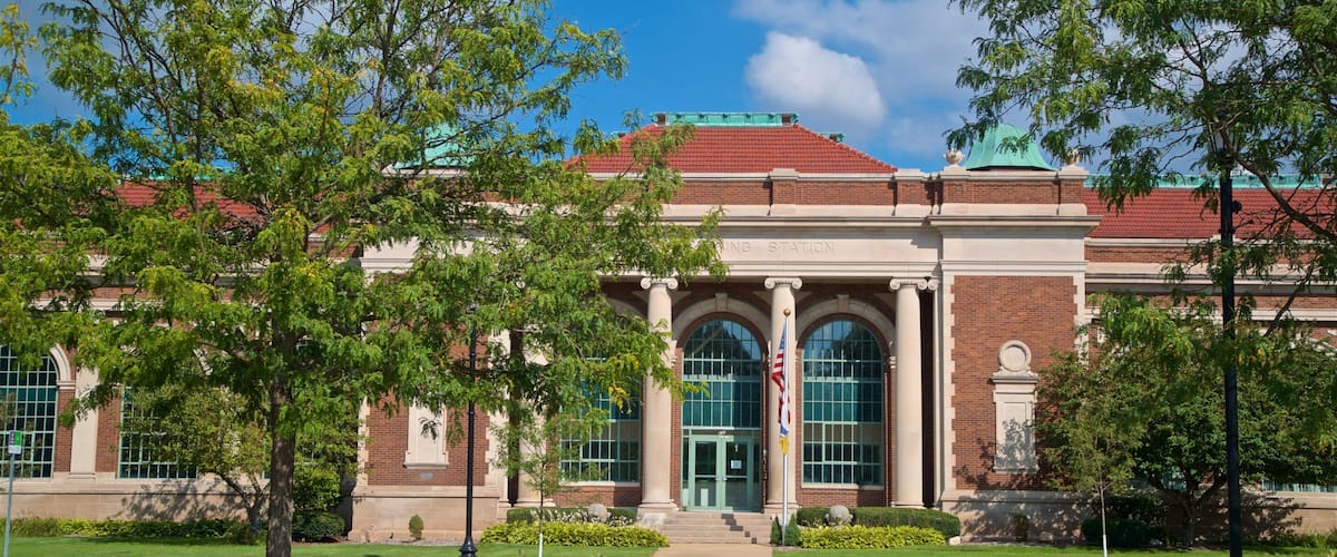 South Bend featuring a garden and heritage architecture