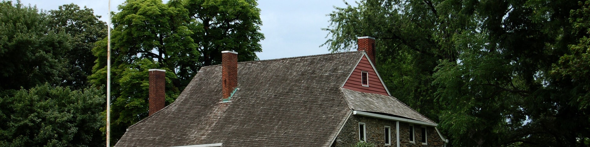 The Hasbrouck House in Newburgh, NY was used by George Washington as headquarters during the Revolutionary War. It is now a museum and a state historic site.; Shutterstock ID 82497697