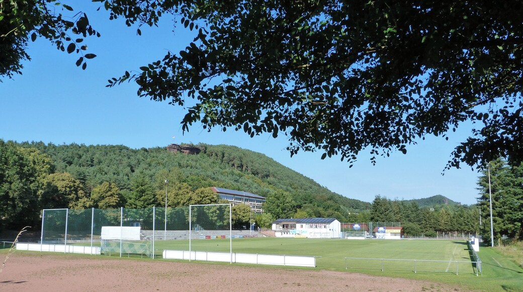Sportplatz am Neding, Hauenstein, aufgenommen am 21.08.2013