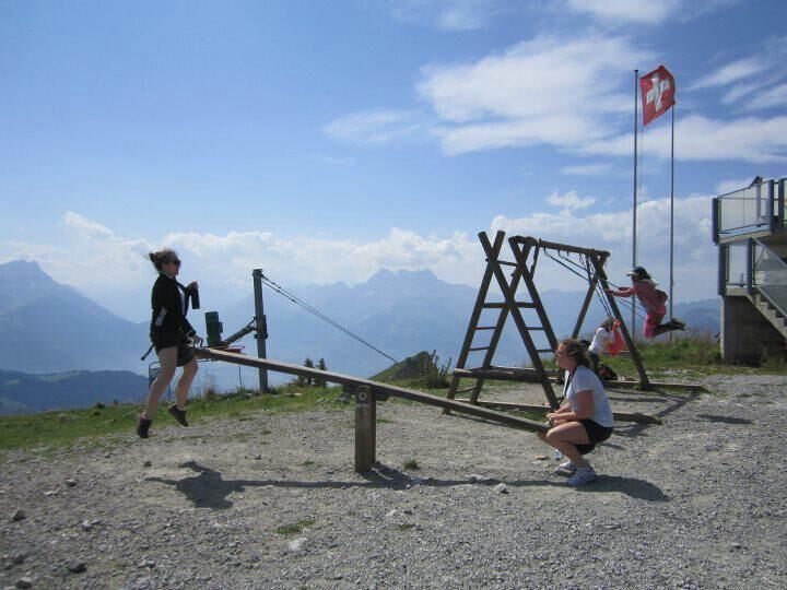 Seesawing at the top of the world :) I don't need to explain more ...what a feeling ;)