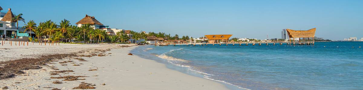 Morning at Ancha Beach in Cancun