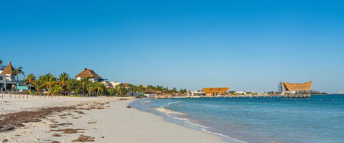 Morning at Ancha Beach in Cancun