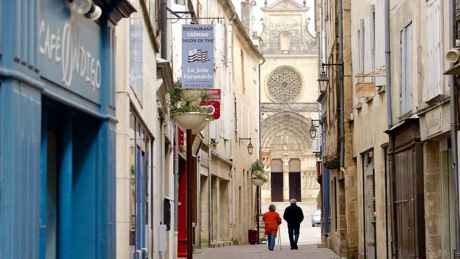 Bazas which includes heritage elements as well as a couple