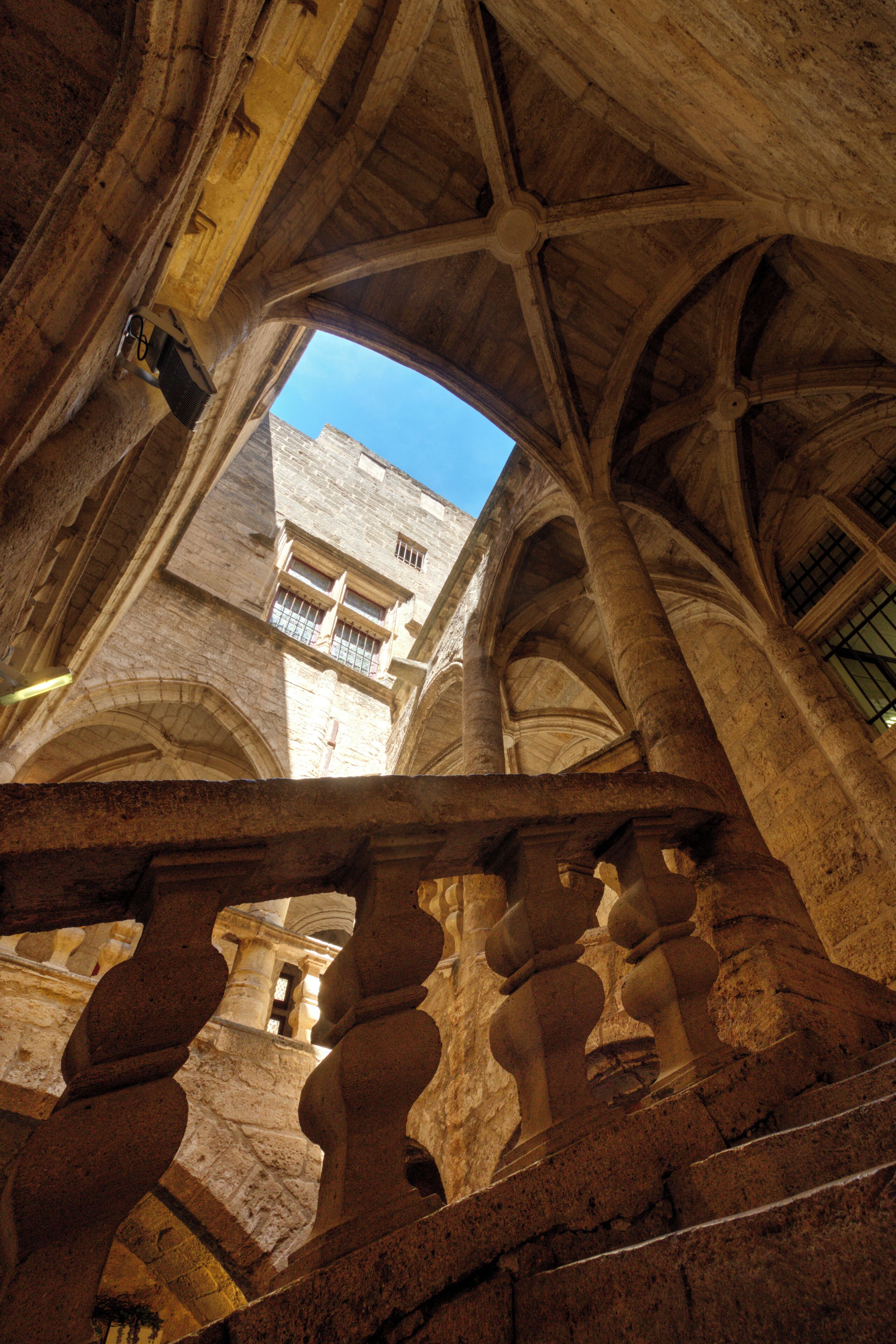 Inside open space in Pezenas