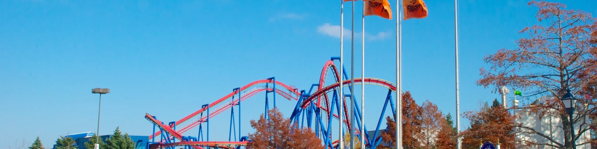Six Flags Great America which includes rides