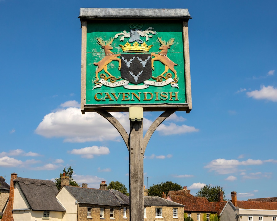 Cavendish in Suffolk, UK