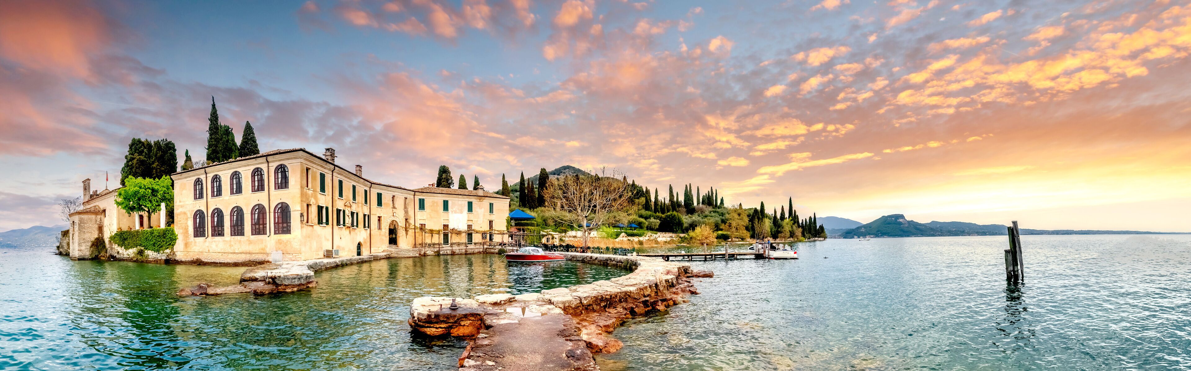 Punta San Vigilio, Gardasee, Italien