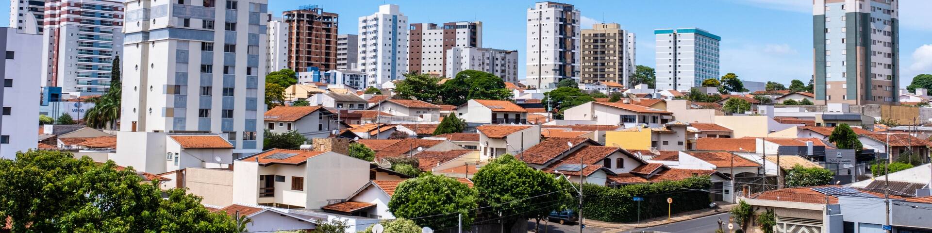 Vertical growth of the city of Bauru, São Paulo - Brazil.