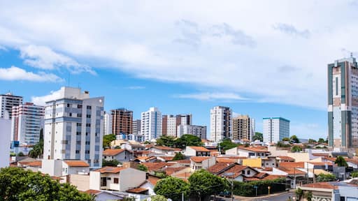 Vertical growth of the city of Bauru, São Paulo - Brazil.