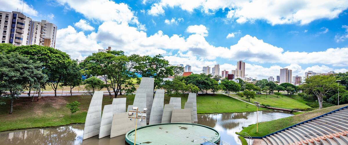 Open air theater in Bauru city AKA Vitoria Regia. The city is located in S√£o Paulo state coutryside