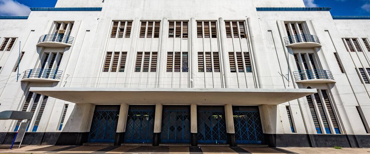 Old rail station in Bauru city. The city is located in São Paulo state coutryside