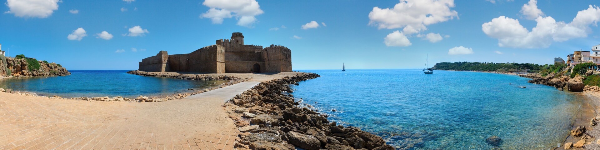 Aragonese castle of Le Castella, Calabria, Italy