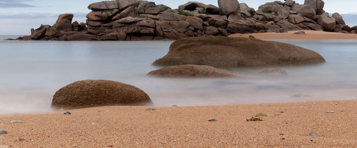 The wonderful North Brittany coast.