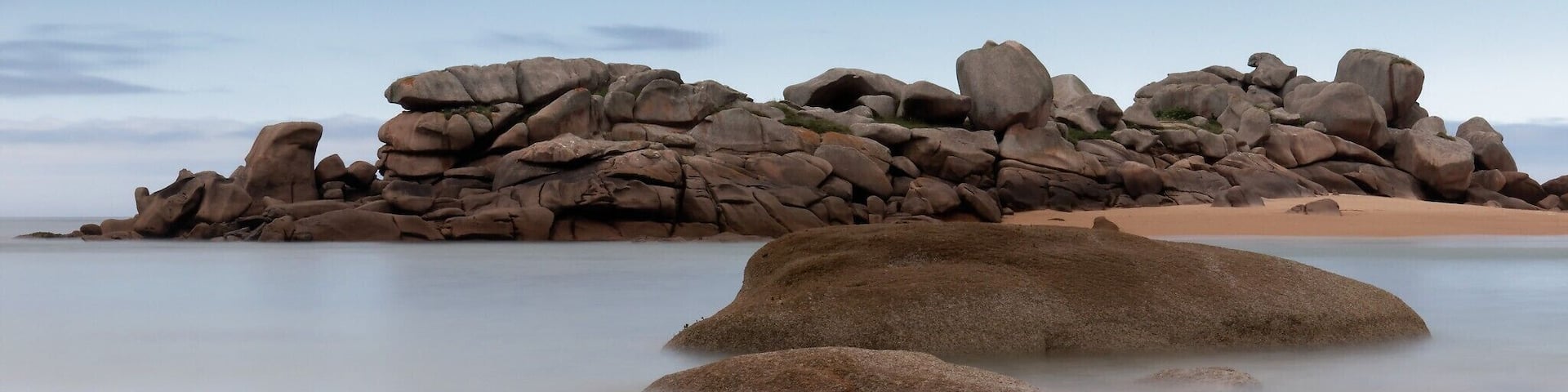 The wonderful North Brittany coast.