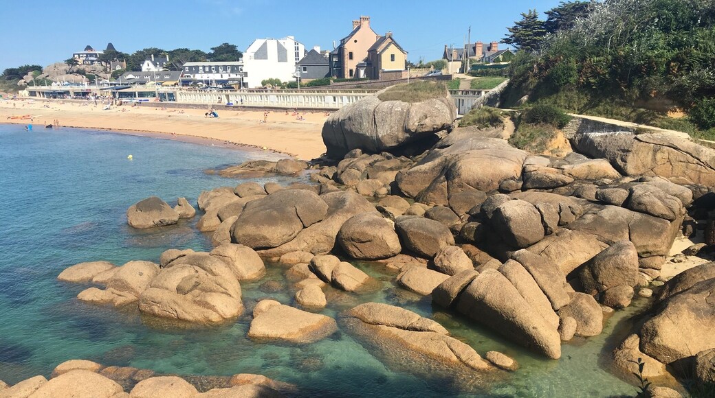 Brittany, in western France, has the unique pink granite coastline and clear waters.