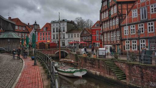 Fischmarkt in old town Stade