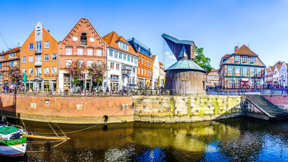 old town of stade in north germany