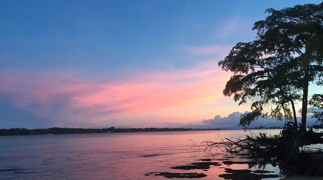 Amazing sunsets in Bocas del Toro, Panama.