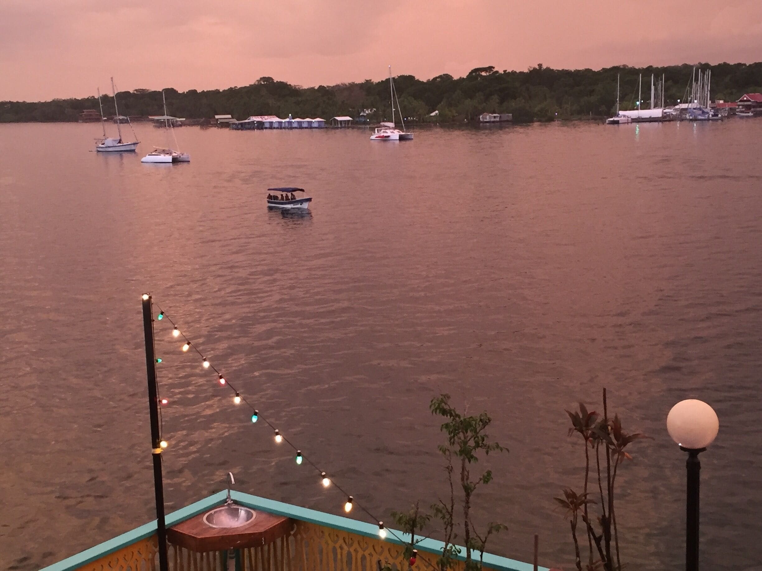 A view from Salina's top deck