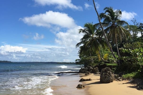 Our beautiful beach n Bocas del Toro.