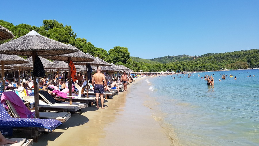 Koukounaries beach, Skiathos island, Greece
