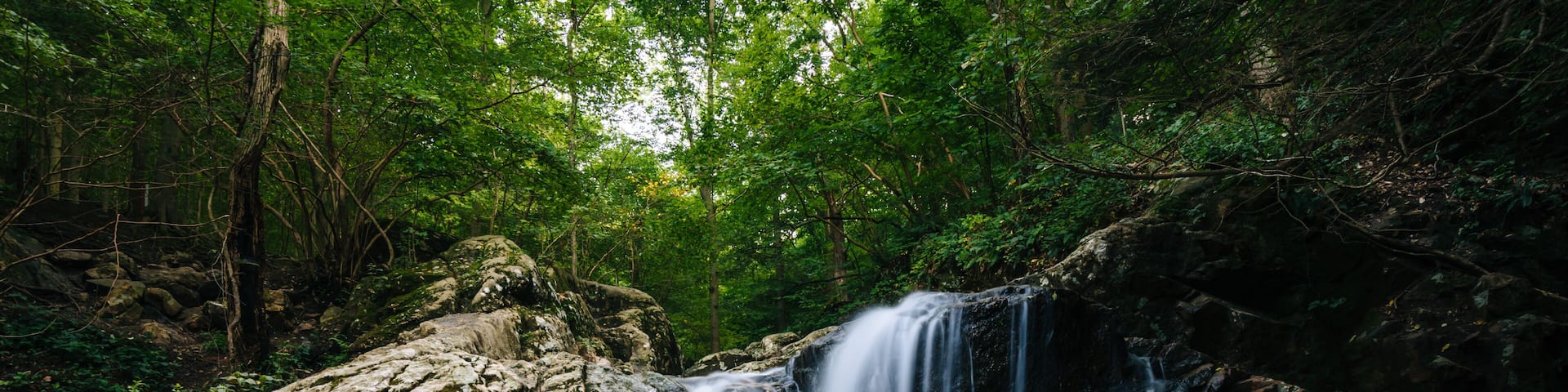 Cascade Falls, at Patapsco Valley State Park, in Maryland.