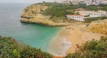 This is the entrance to the Benagil caves, some of the most beautiful nature landscapes in Algarve.