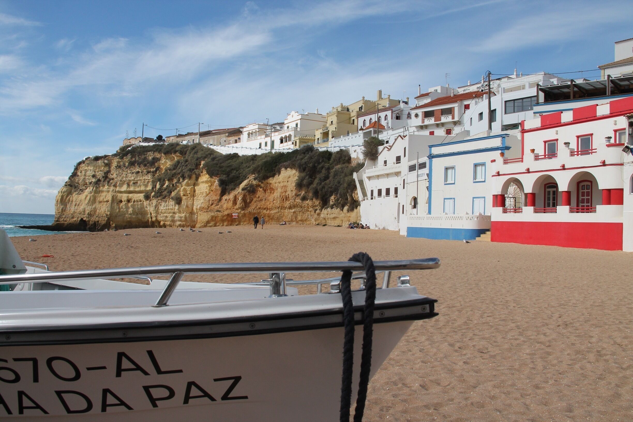 Carvoeiro is a nice little village with colorful houses along the beach and a quiet atmosphere..