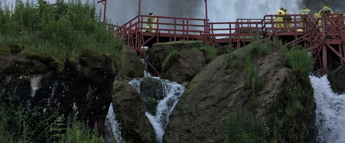 Cave of the Winds, the New York side of Niagara Falls. Best Niagara Experience hands down (short of jumping in a barrel)