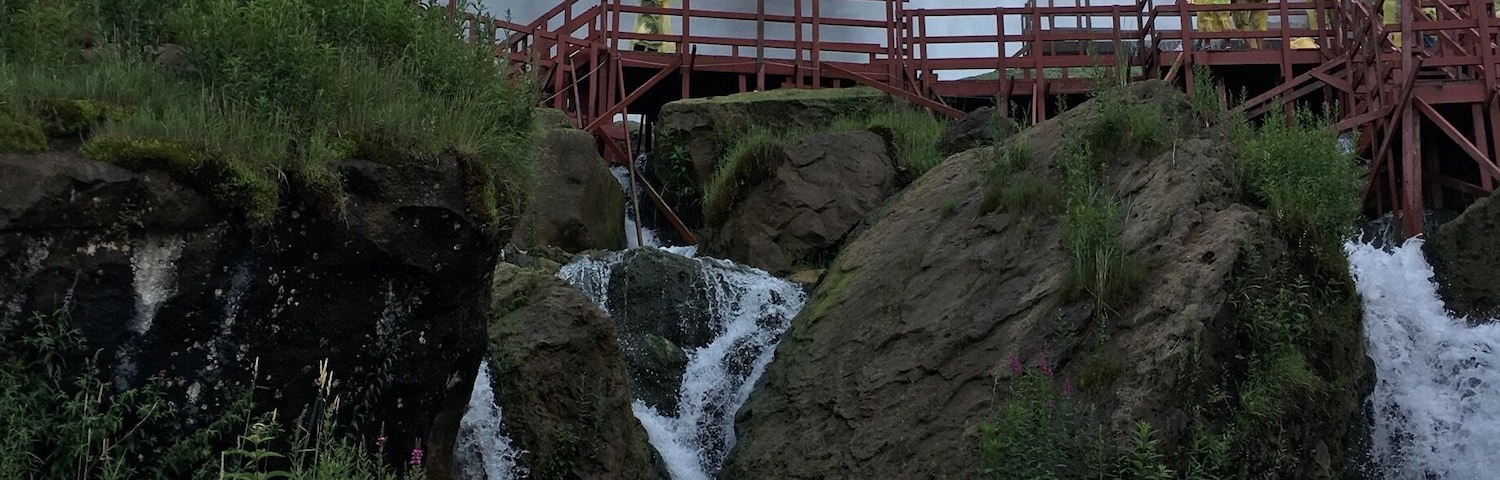 Cave of the Winds, the New York side of Niagara Falls. Best Niagara Experience hands down (short of jumping in a barrel)