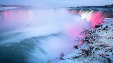 Niagara Falls, Canada featuring a cascade and night scenes