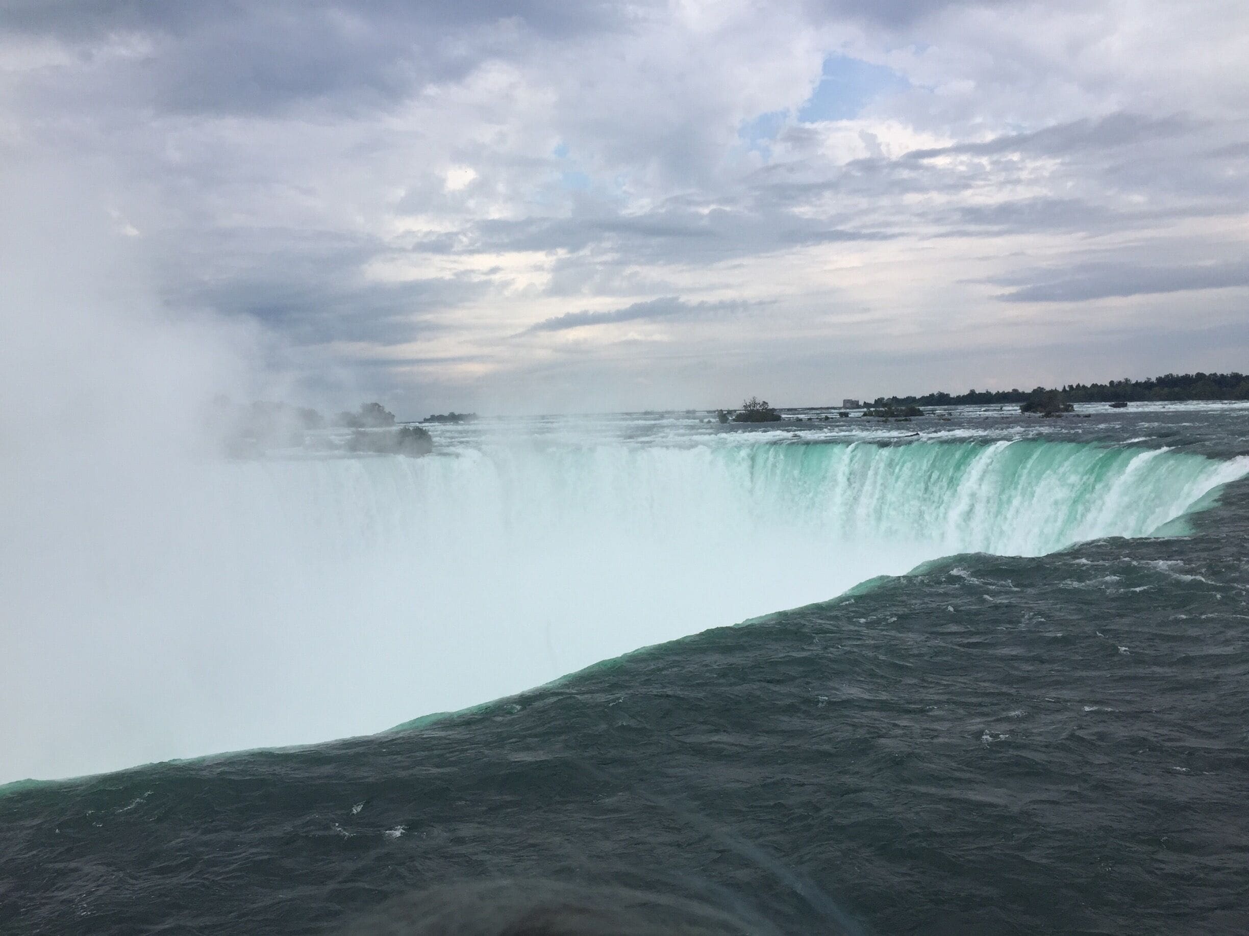 To really experience the power of Niagara Falls you have to get as close to the top as possible