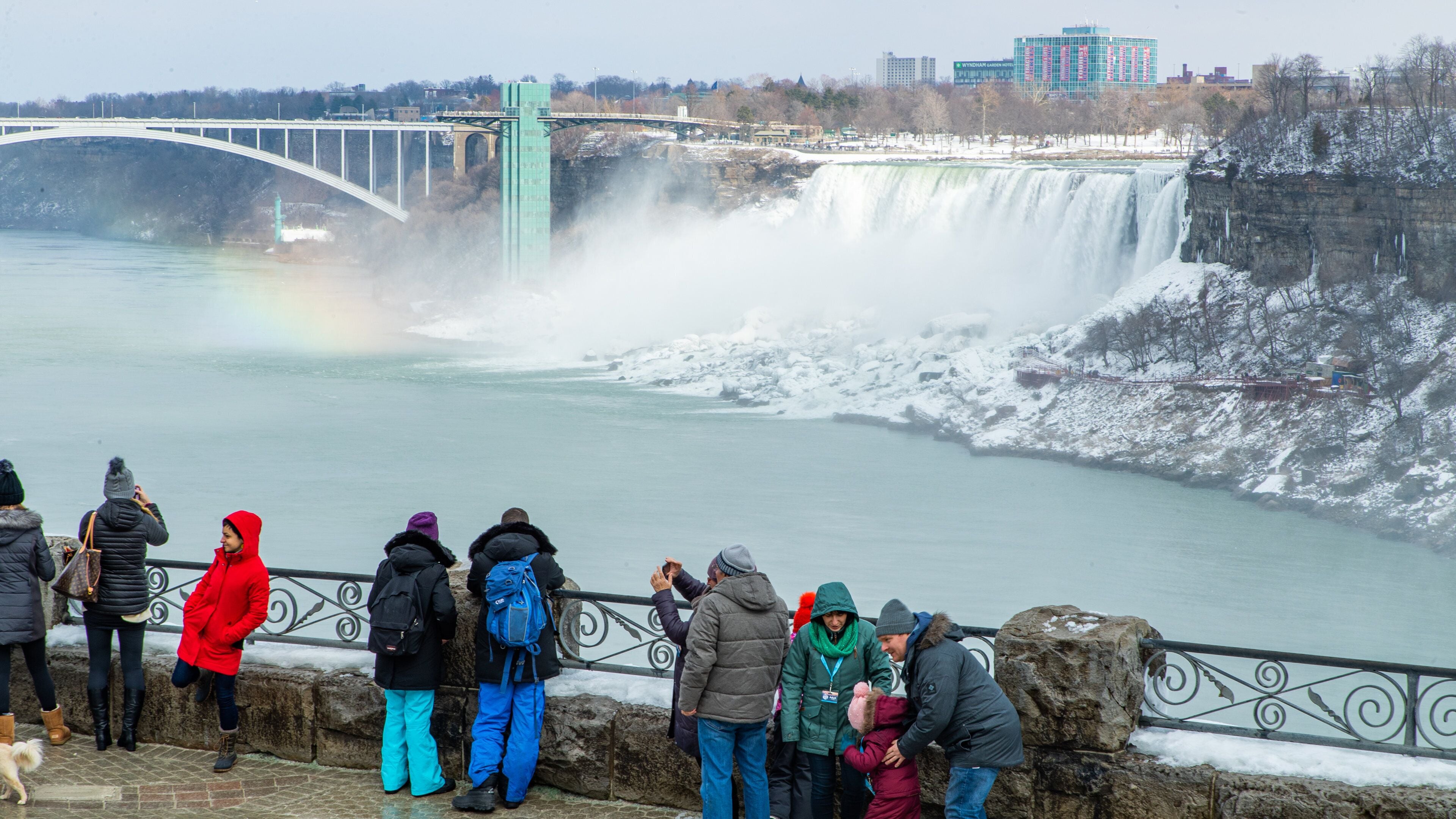 Niagara Falls, Canada featuring a river or creek, a waterfall and views