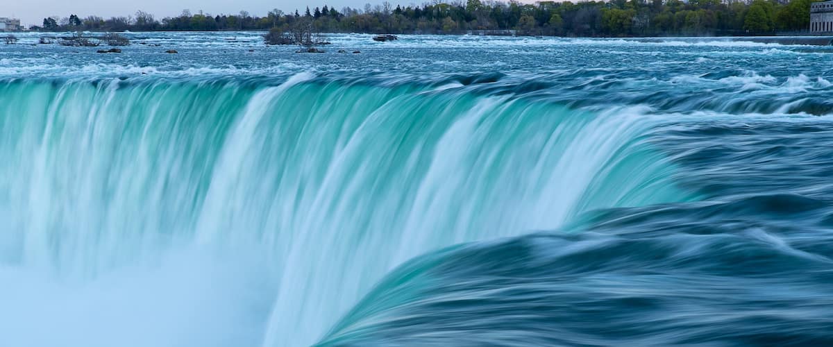 View of Horseshoe Falls, Niagara from the Canadian side. Nature at its best!